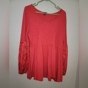 Torrid Red lantern sleeve top size 1X